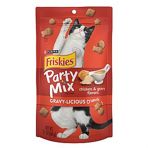 פריסקיז Friskies Party Mix חטיף קראנצ'י לחתול בטעם עוף ורוטב 60 גרם פריסקיז Friskies Party Mix חטיף קראנצ'י לחתול בטעם עוף ורוטב 60 גרם