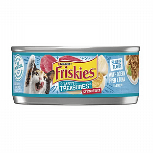 פריסקיז Friskies - שימור נתחי דג אוקיינוס וטונה ברוטב 156 גרם פריסקיז Friskies - שימור נתחי דג אוקיינוס וטונה ברוטב 156 גרם