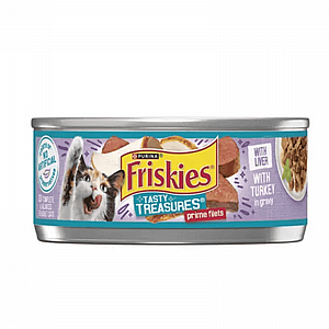 פריסקיז Friskies - שימור נתחי הודו וכבד ברוטב 156 גרם פריסקיז Friskies - שימור נתחי הודו וכבד ברוטב 156 גרם
