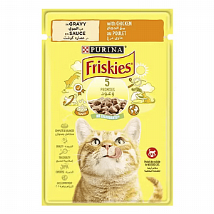 פאוץ פריסקיס עוף חדש 85 גרם פאוץ פריסקיס עוף חדש 85 גרם