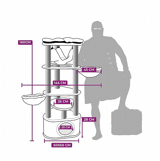 KINGS & QUEENS CATHARINA 160 CREAM 1/2