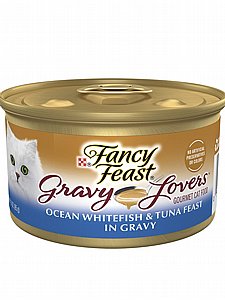 ���� ���� Fancy Feast Gravy Lovers Ocean Whitefish and Tuna �������� ����� ����� ���� ������� 85 ���