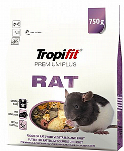 מזון TropiFit לחולדה פרימיום 750 גרם מזון TropiFit לחולדה פרימיום 750 גרם