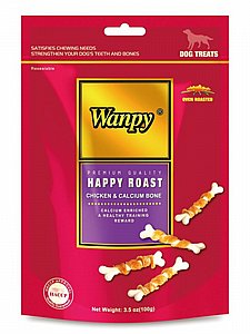 חטיף Wanpy עצמות קלציום 100 גר חטיף Wanpy עצמות קלציום 100 גר