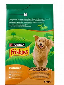 פריסקיז - Friskies - Balance כלב בוגר עוף, בקר וירקות 3 ק"ג פריסקיז - Friskies - Balance כלב בוגר עוף, בקר וירקות 3 ק"ג
