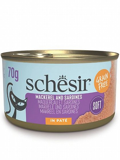���� Schesir ���� ����� - ��� ���� ������ (Mackerel & Sardines) ��� ����� 70 ���