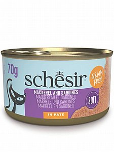 ���� Schesir ���� ����� - ��� ���� ������ (Mackerel & Sardines) ��� ����� 70 ���