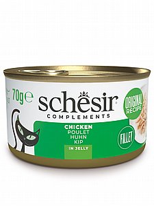 שזיר Schesir מזון משלים - פילה עוף בג'לי 70 גרם שזיר Schesir מזון משלים - פילה עוף בג'לי 70 גרם