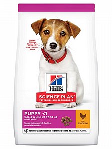 היילס - Hills מזון יבש לגורי כלבים מגזע קטן בטעם עוף 3 ק"ג היילס - Hills מזון יבש לגורי כלבים מגזע קטן בטעם עוף 3 ק"ג