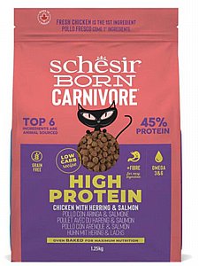 מזון יבש Schesir Born Carnivore לחתולים עוף והרינג 1.25 קג מזון יבש Schesir Born Carnivore לחתולים עוף והרינג 1.25 קג